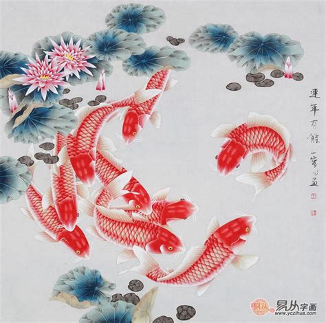 鯉魚圖|國畫鯉魚圖．水墨鯉魚圖專賣